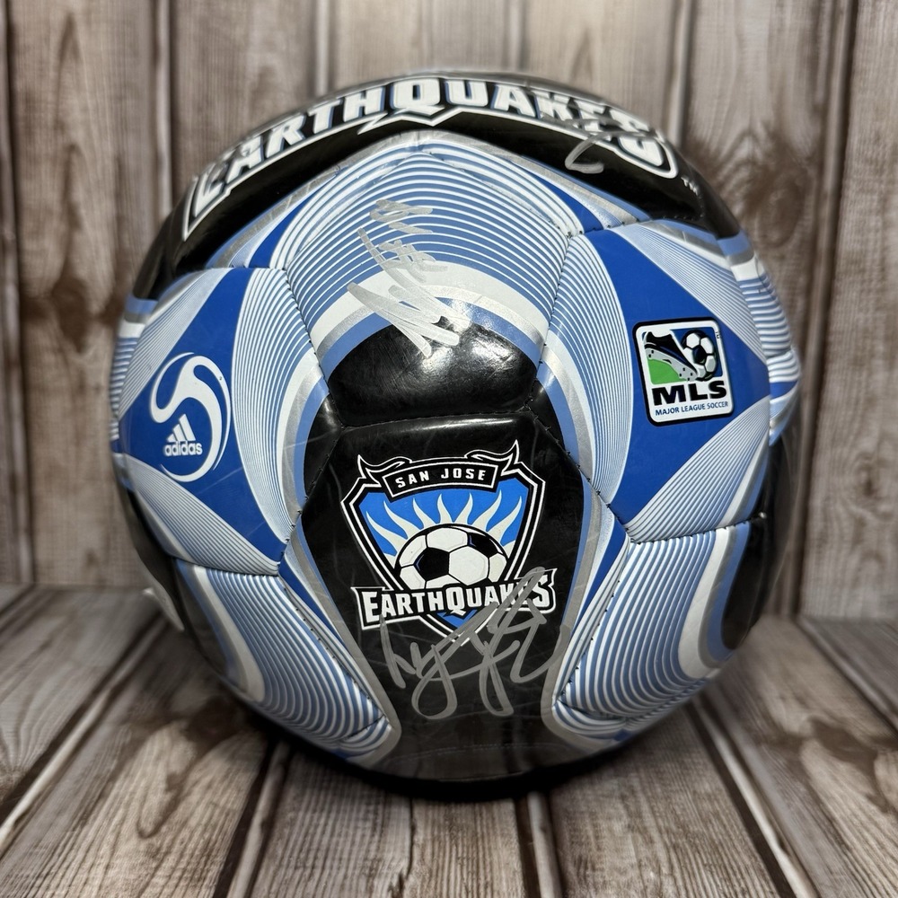 Adidas MLS San Jose Earthquakes Multi Signed Soccer Ball 2008 Team Autographed